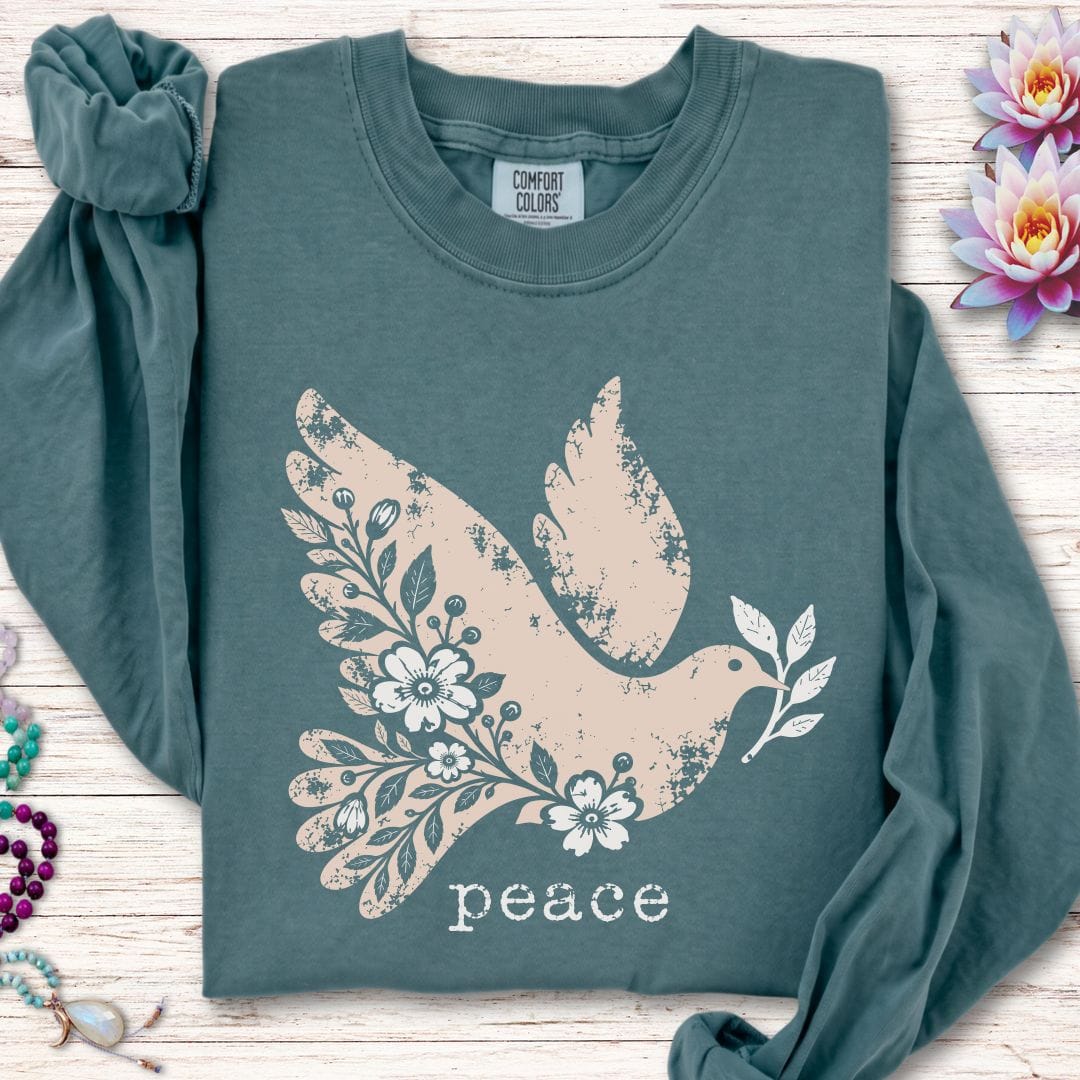 Vintage Peace Dove Long Sleeve Tee