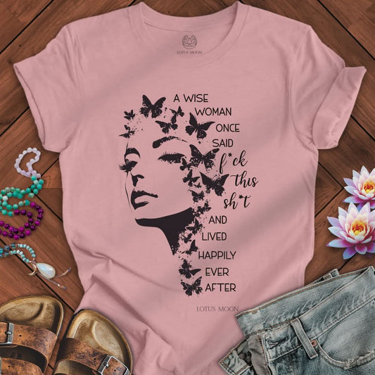A Wise Woman Tee Orchid