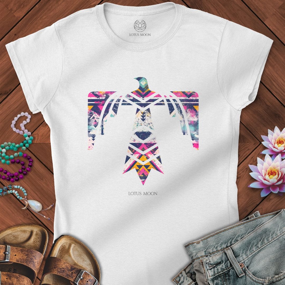 Aztec Thunderbird Fitted Tee White