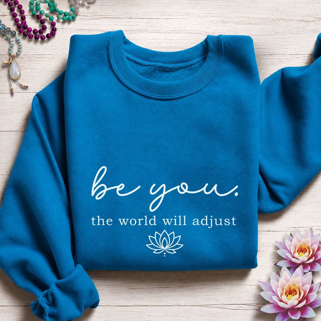 Be You Lotus Sweatshirt Sapphire
