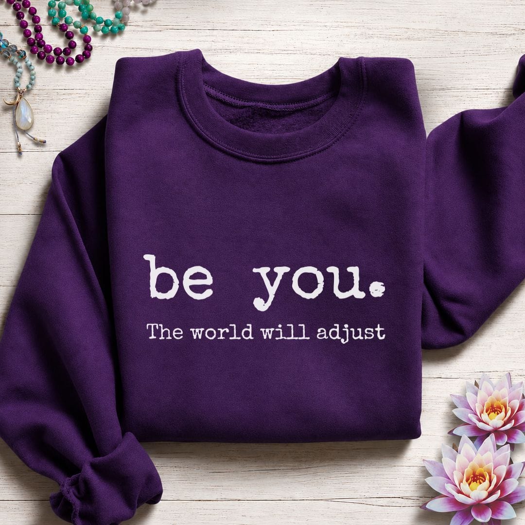 Be You Sweatshirt Purple