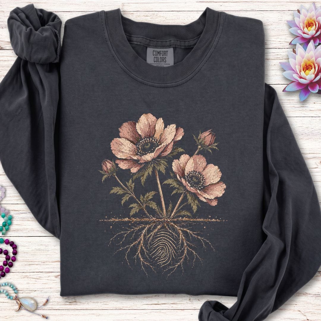Beneath The Surface Long Sleeve Tee Graphite