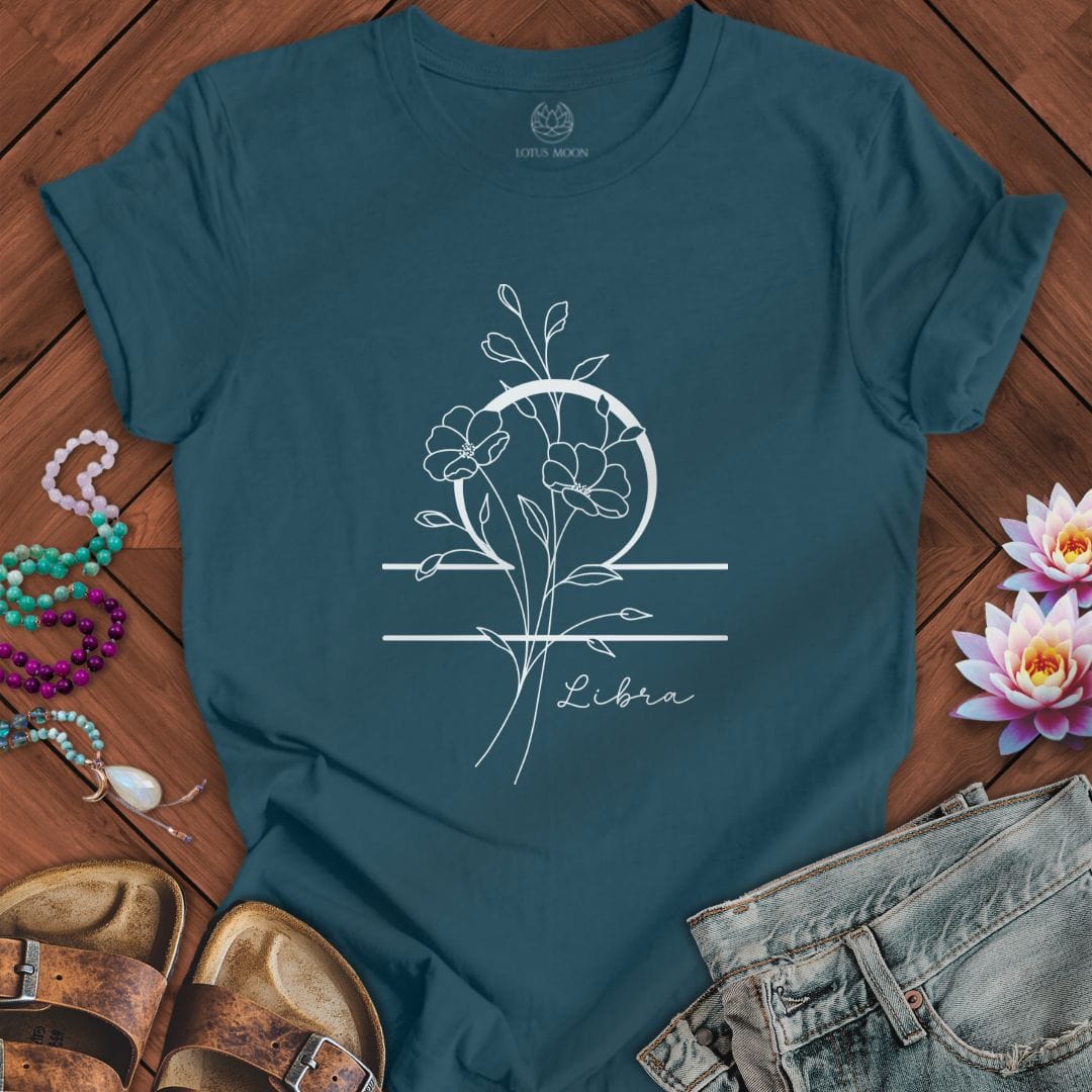 Lotus Moon Co. T-Shirt Boho Libra Tee Deep Teal / S
