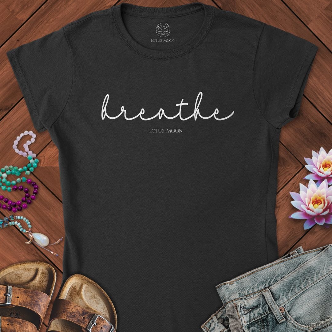 Breathe Fitted Tee Black