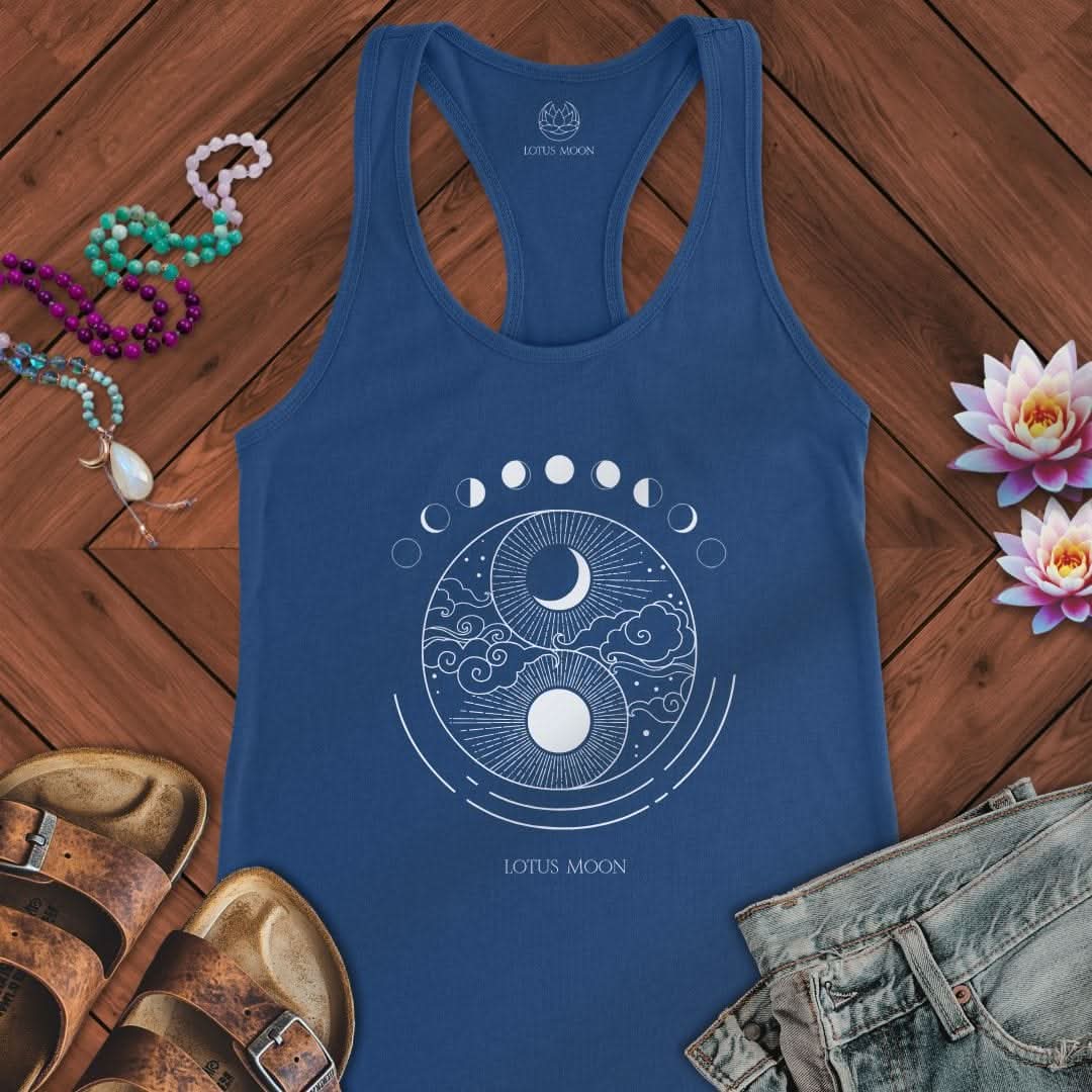 Celestial Balance Tank Solid Royal