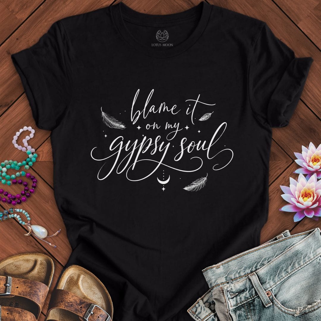 Printify T-Shirt Gypsy Soul Tee Black / S