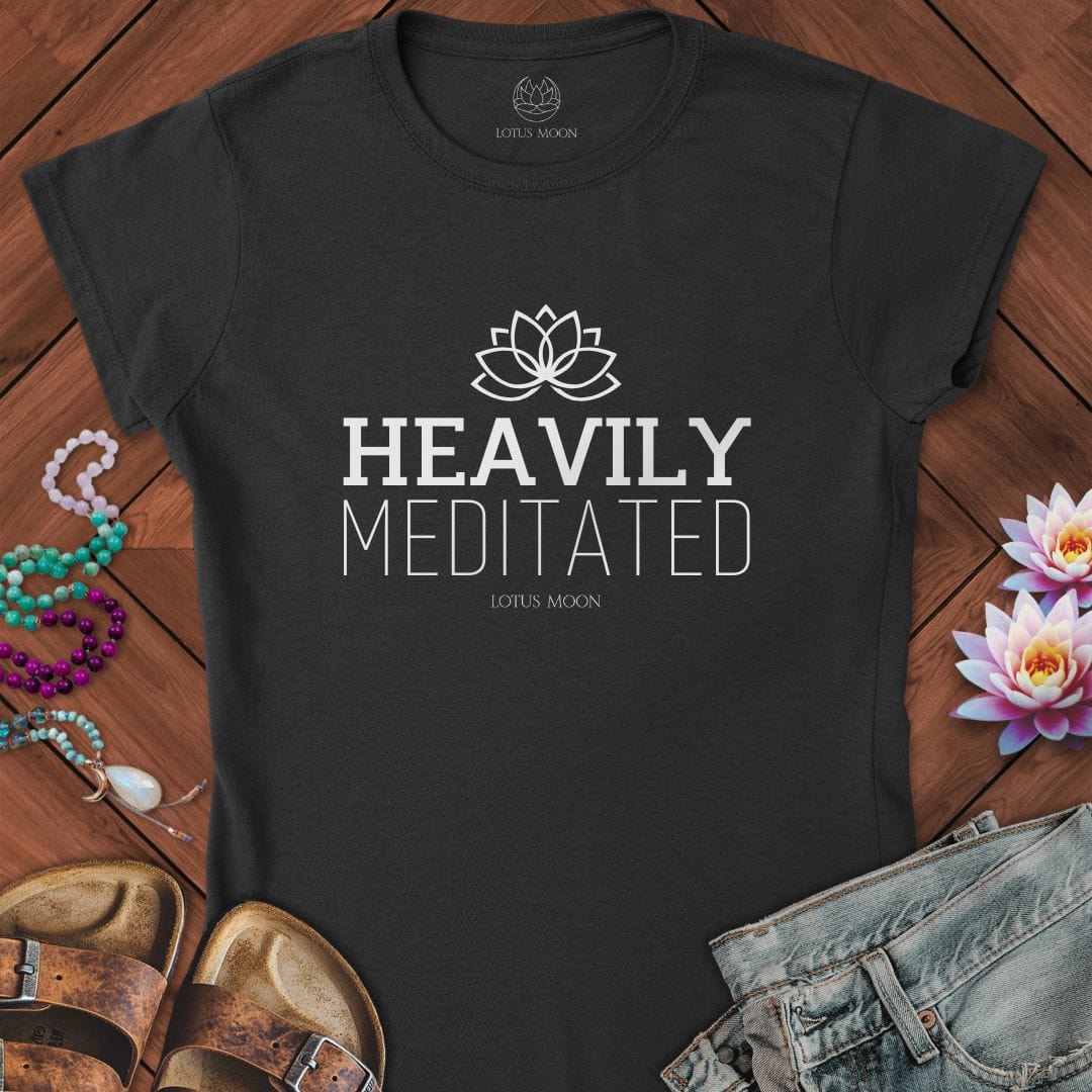 Heavily Meditated Fitted Tee Black