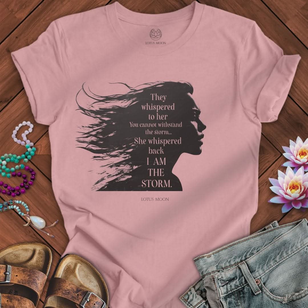 I Am The Storm Tee Orchid
