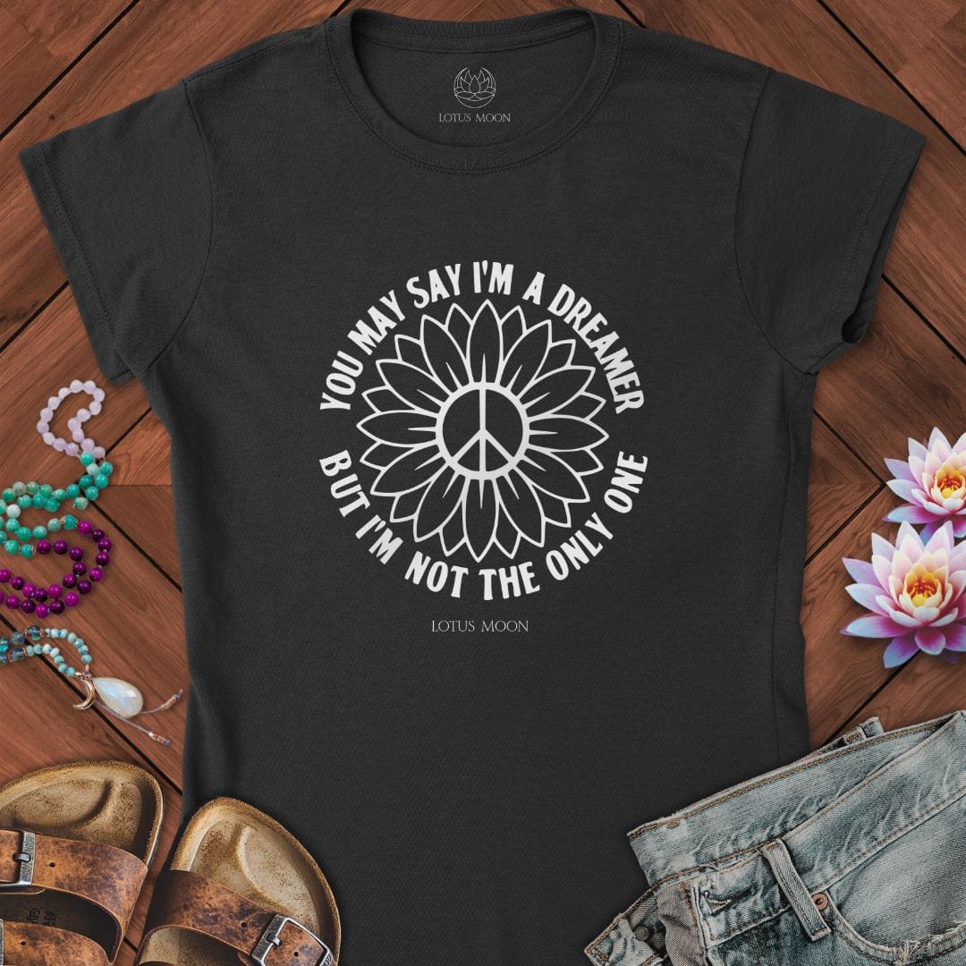 I'm a Dreamer Fitted Tee Black