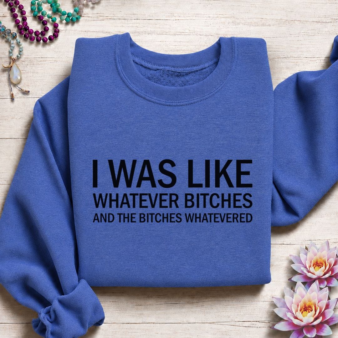 Printify Sweatshirt I Was Like Sweatshirt Heather Sport Royal / S