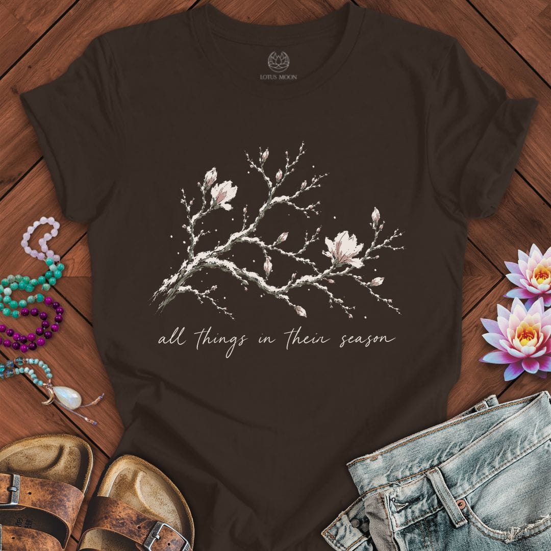 Printify T-Shirt In Their Season Tee Brown / S