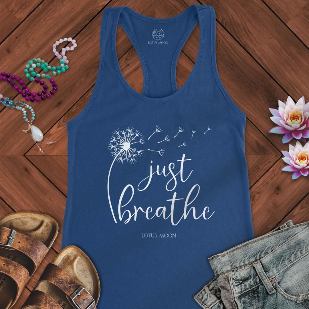 Just Breathe Dandelion Tank Solid Royal