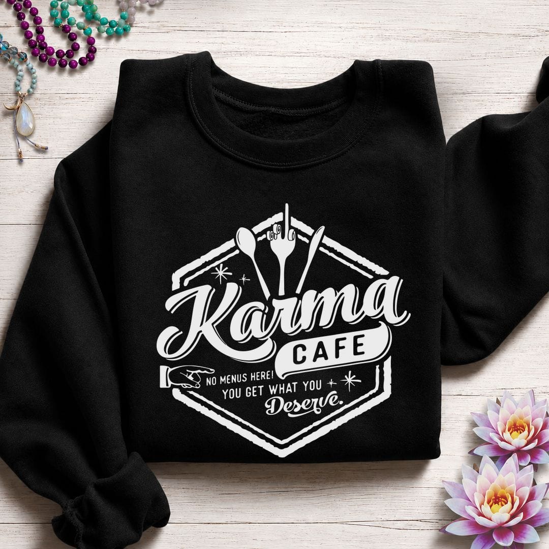Karma Cafe Sweatshirt Black