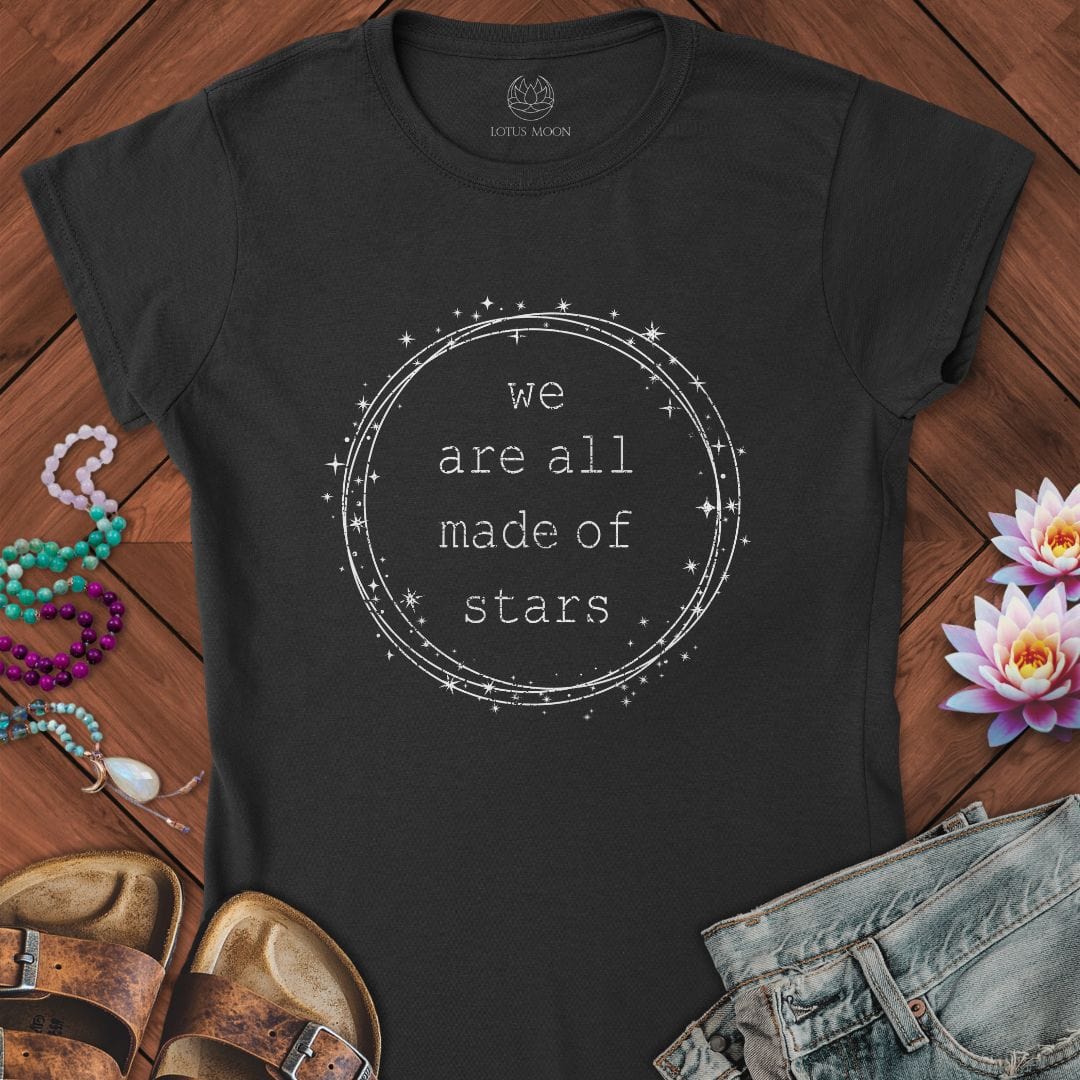 Made of Stars Fitted Tee Black