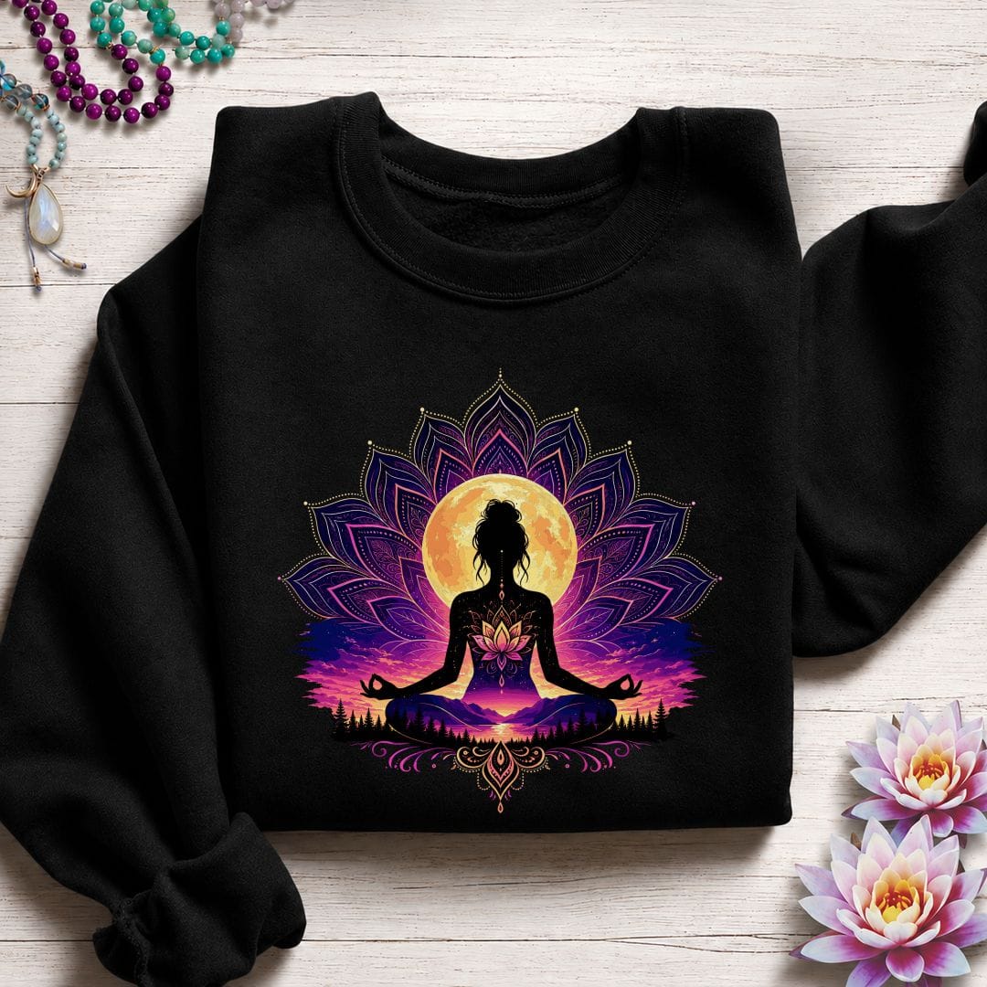Moonlit Mind Sweatshirt Black