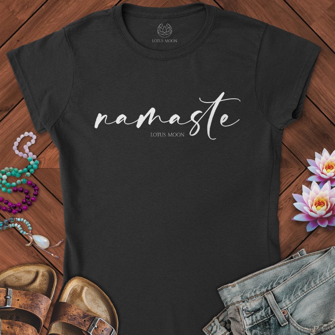 Namaste Fitted Tee Black