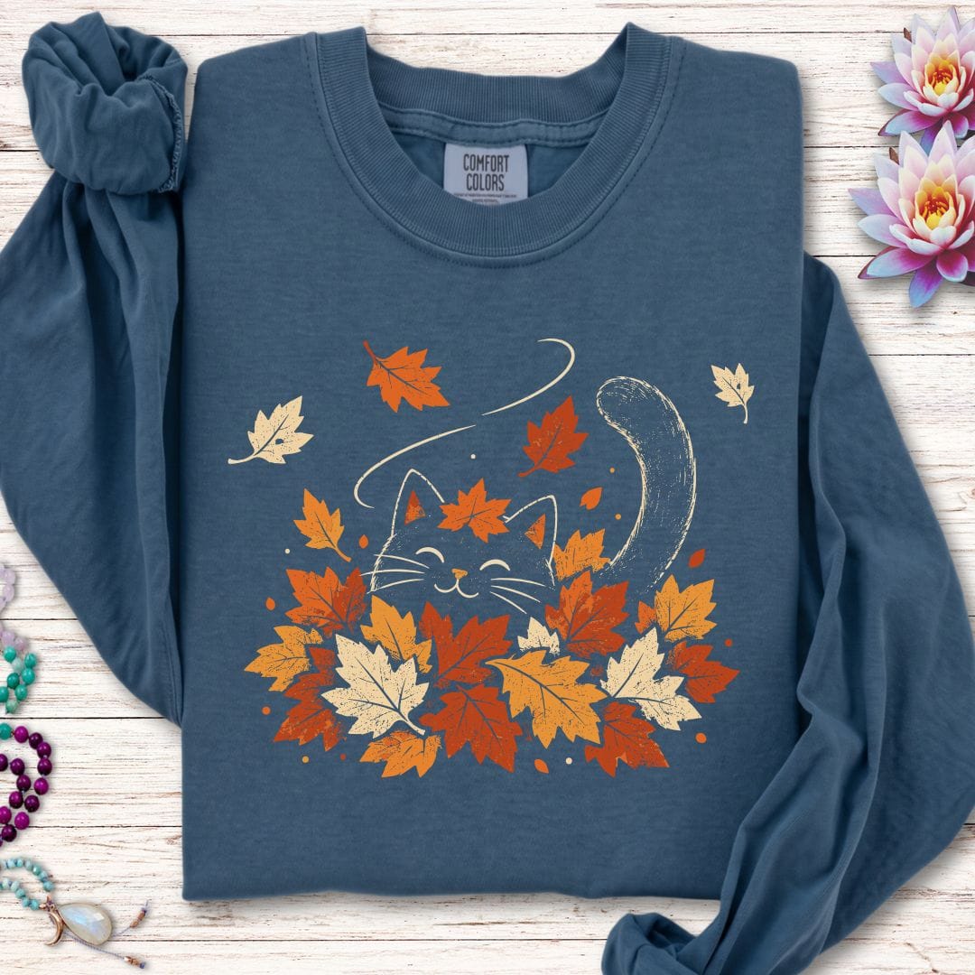 Playful Autumn Long Sleeve Tee Midnight