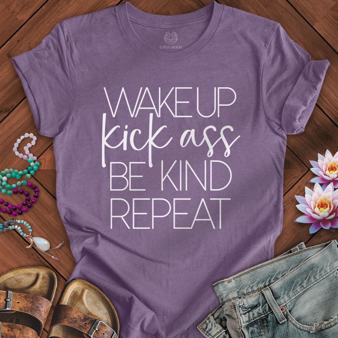 Printify T-Shirt Repeat Tee Heather Raspberry / S