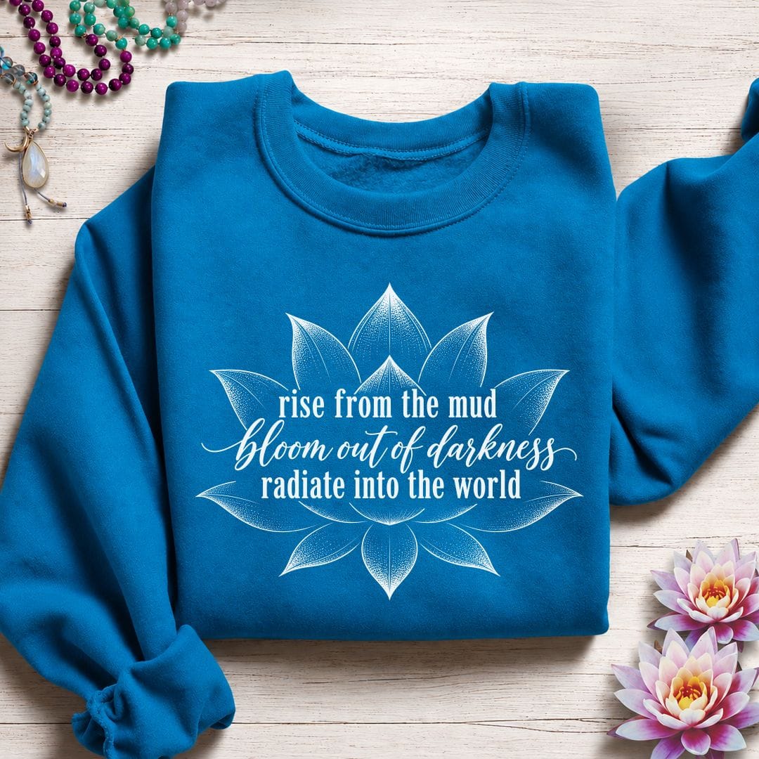 Rise Bloom Radiate Sweatshirt Sapphire