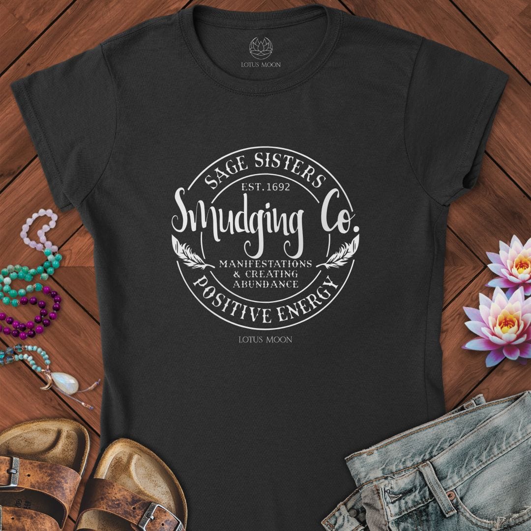 Sage Sisters Fitted Tee Black