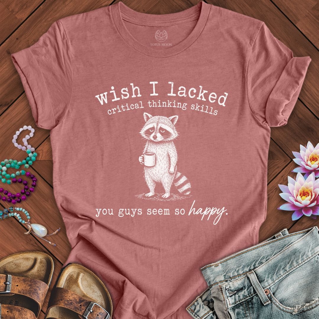 Printify T-Shirt So Happy Tee Heather Mauve / S