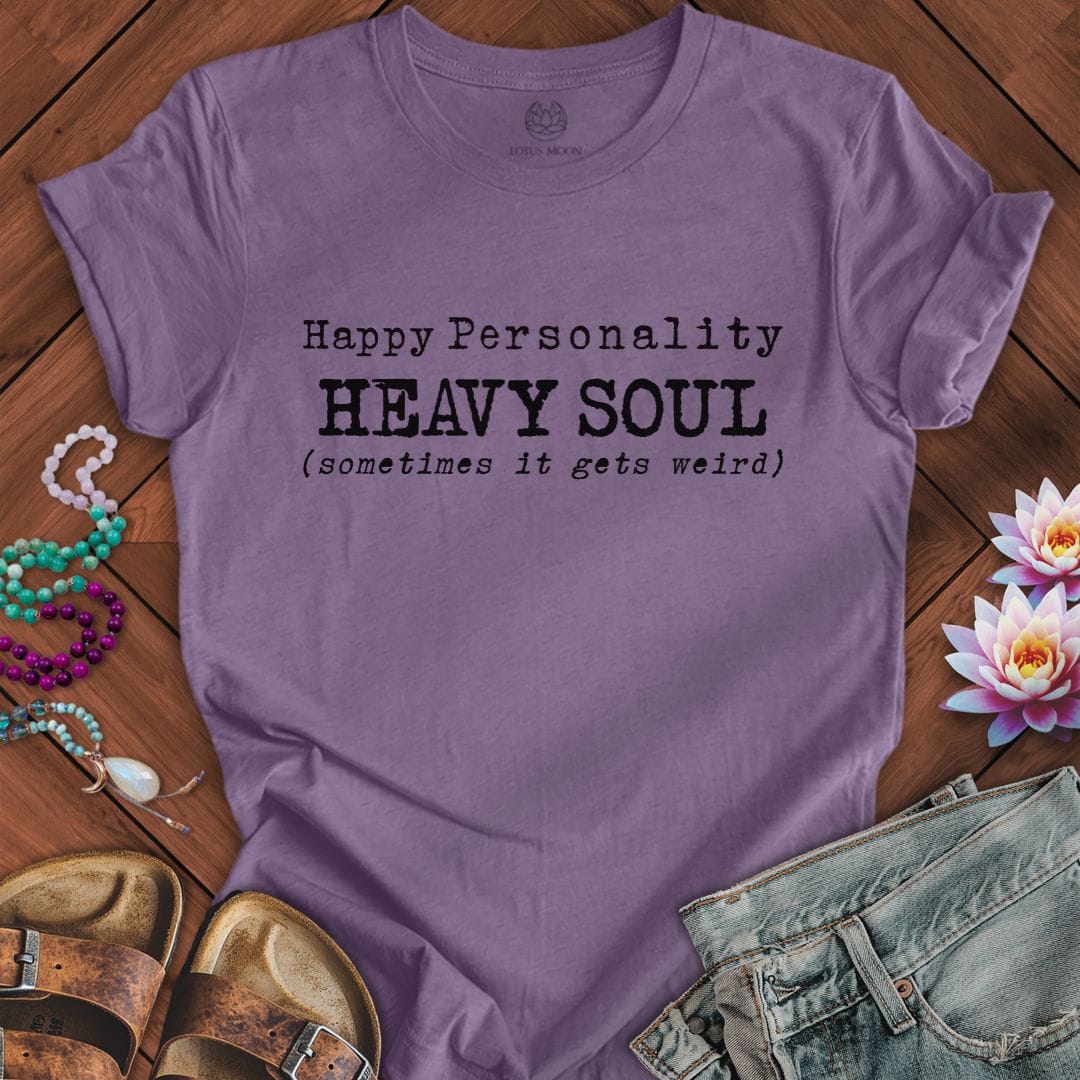 Sometimes It's Weird Tee Heather Purple