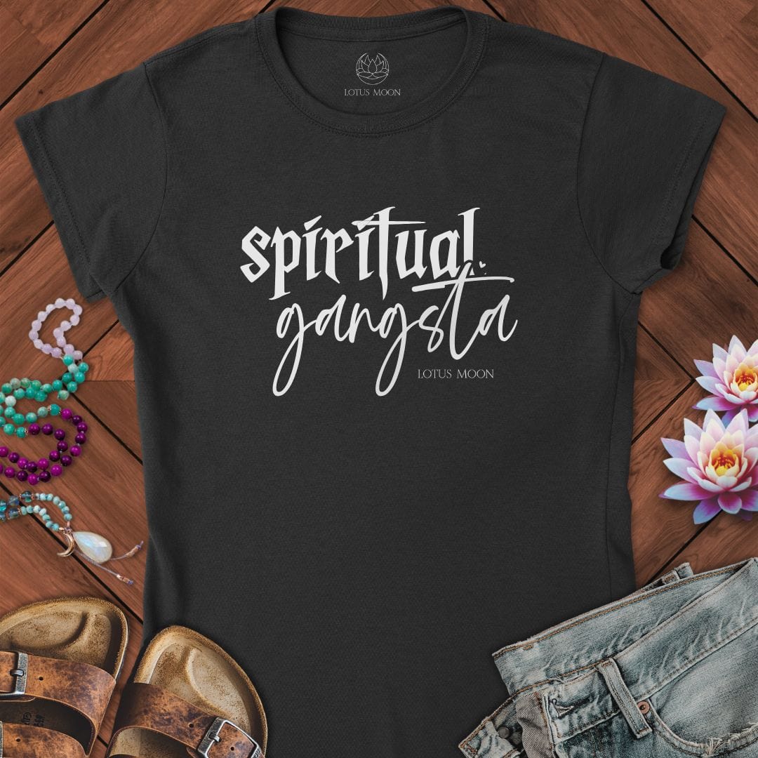 Spiritual Gangsta Fitted Tee Black