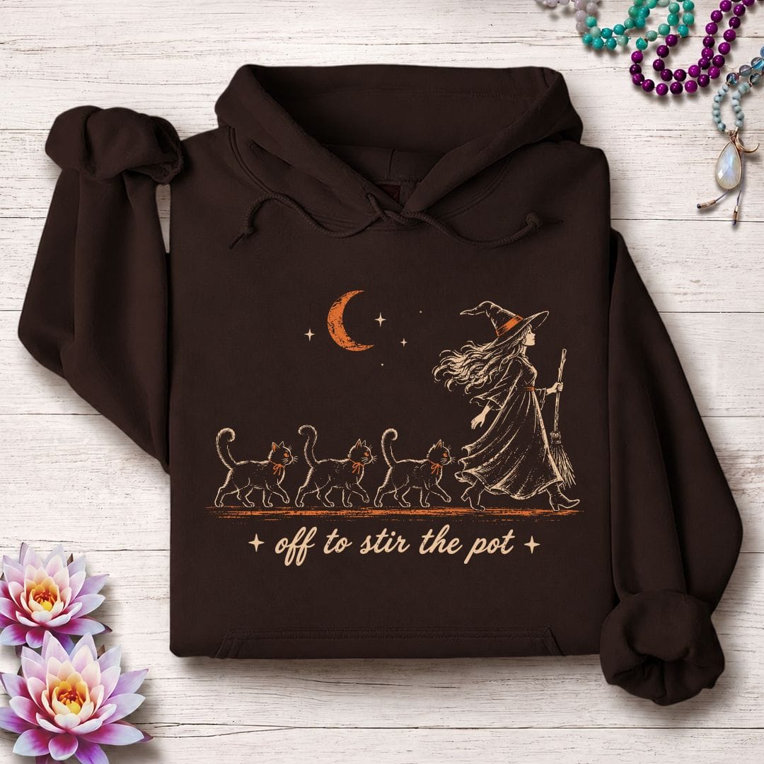 Stir The Pot Hoodie Dark Chocolate