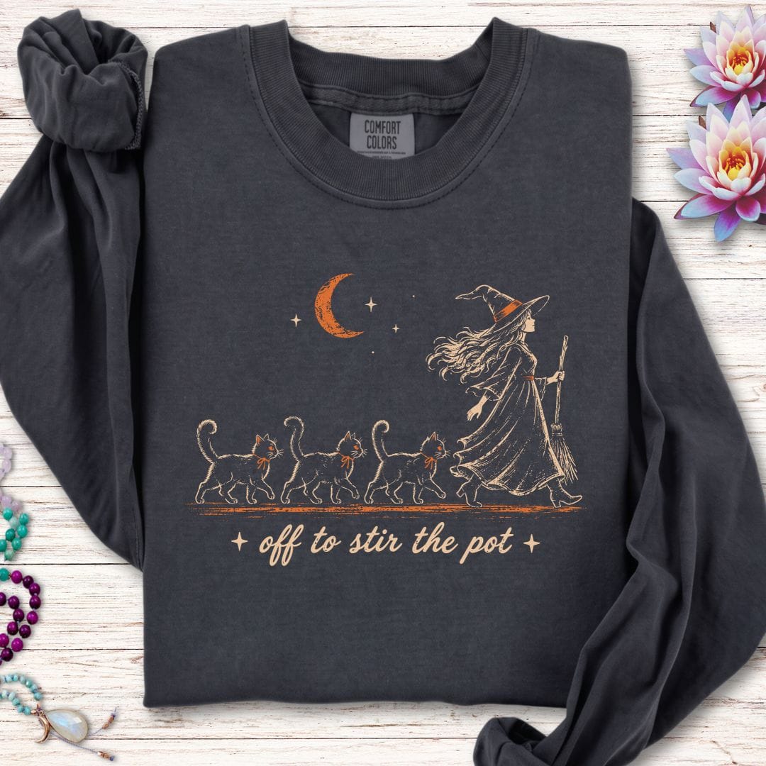 Stir The Pot Long Sleeve Tee Graphite