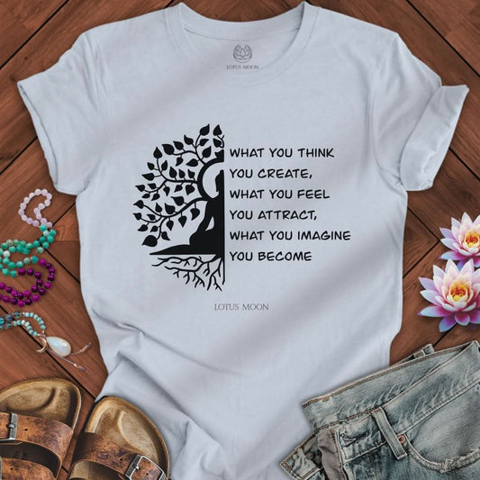 What You Think Tee Light Blue