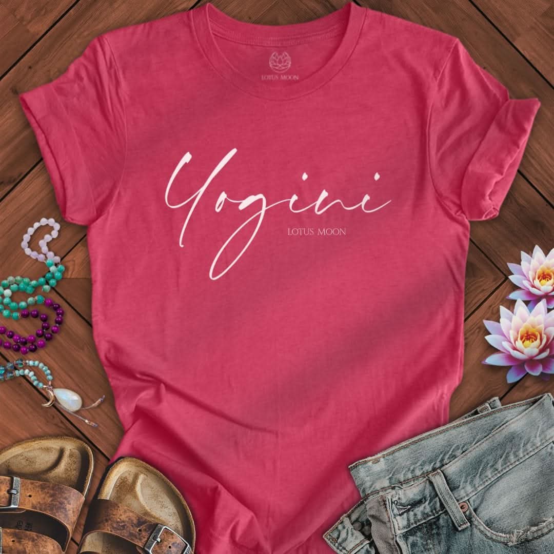 Yogini Tee Heather Raspberry