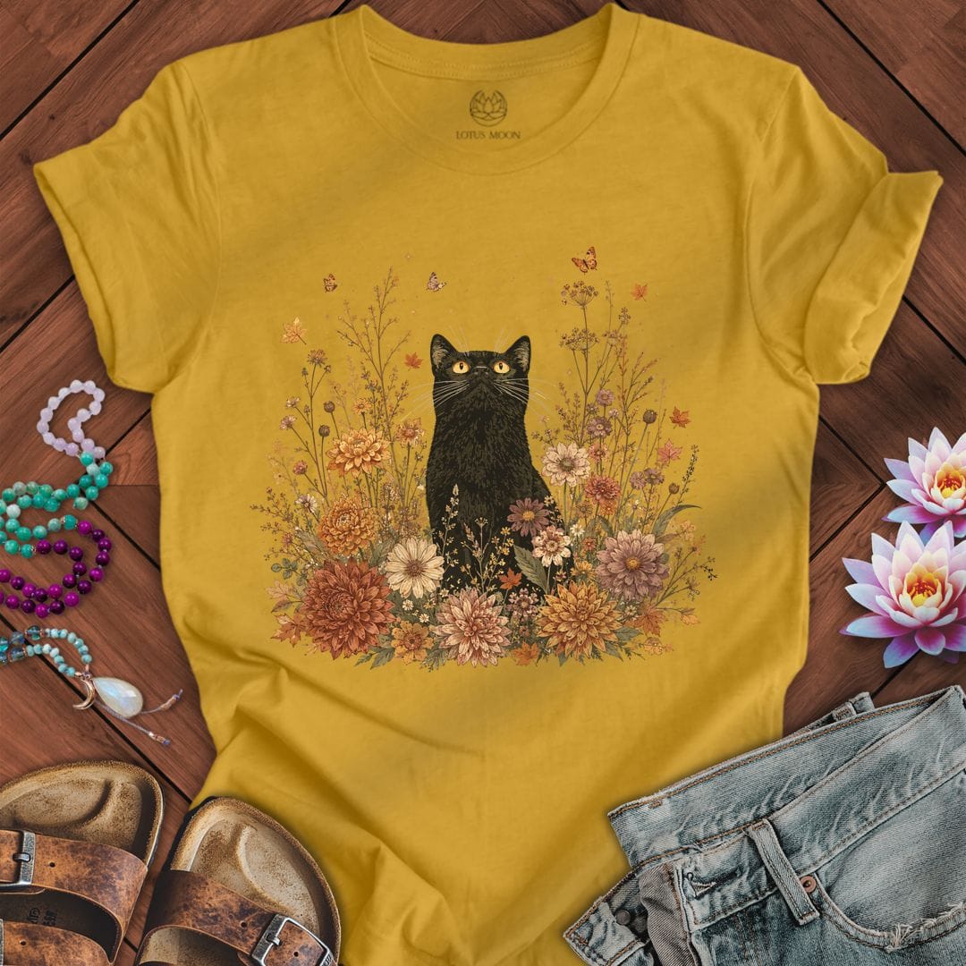 Vintage Floral Cat Tee