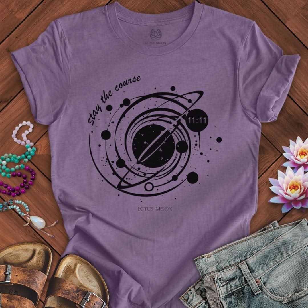 11:11 Tee Heather Purple