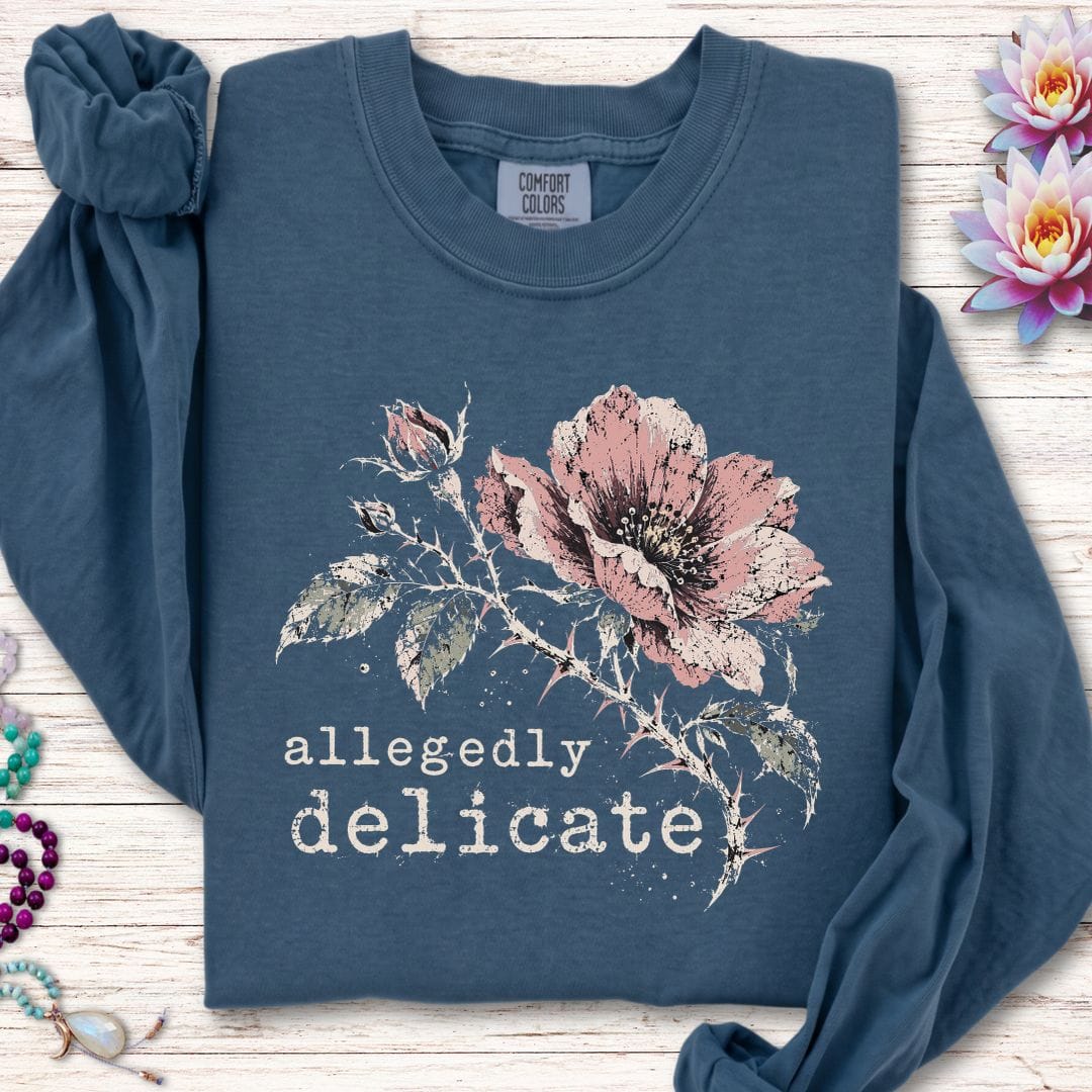 Allegedly Delicate Long Sleeve Tee