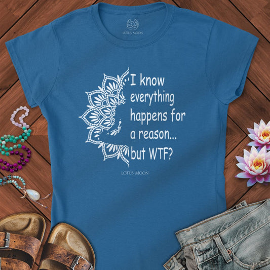 Questioning Fate Fitted Tee Royal