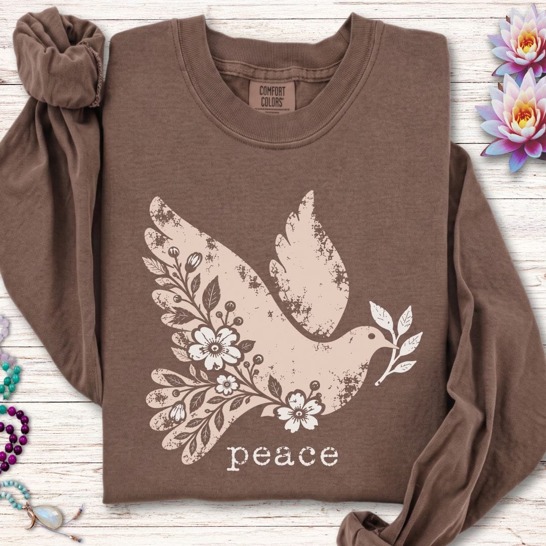 Vintage Peace Dove Long Sleeve Tee