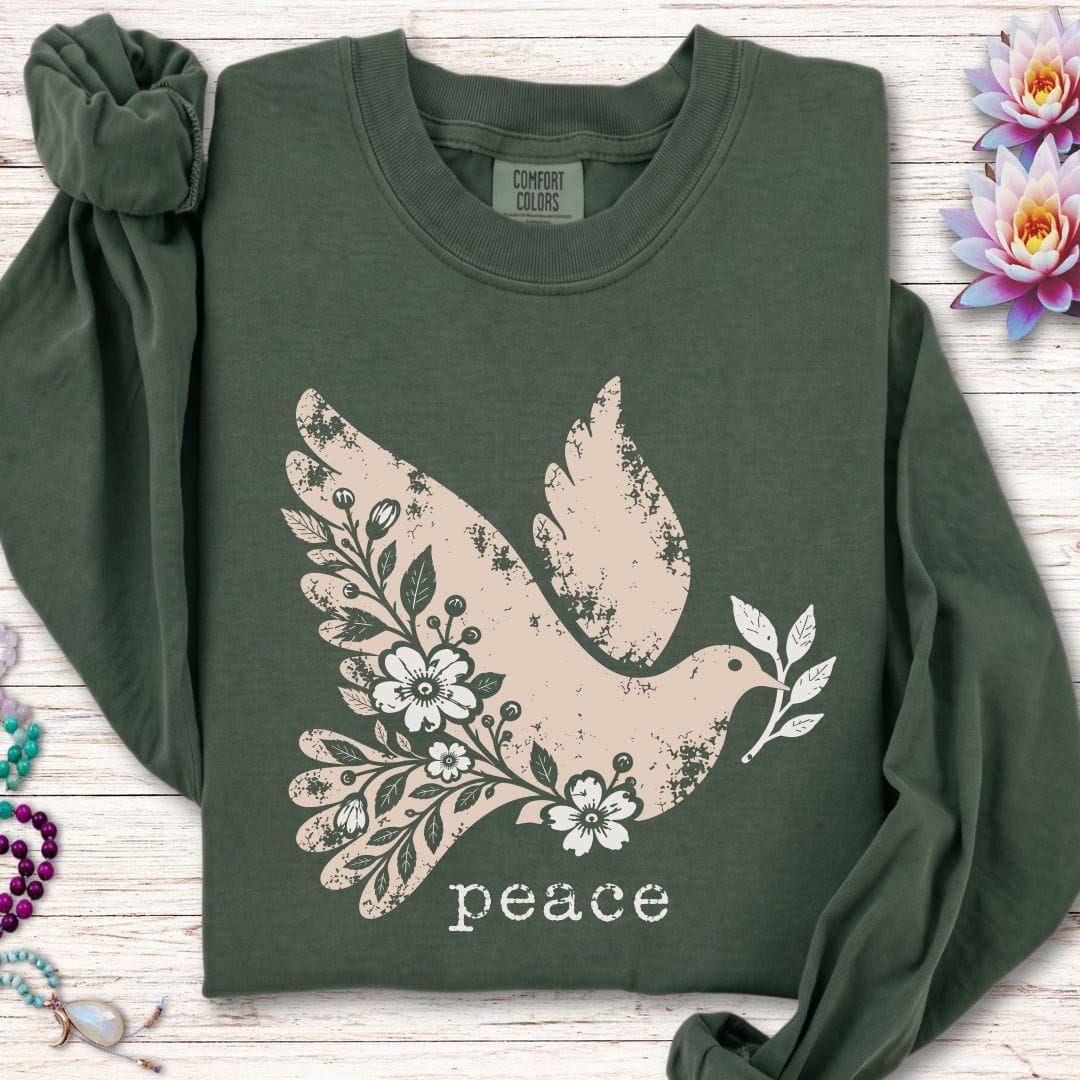 Vintage Peace Dove Long Sleeve Tee