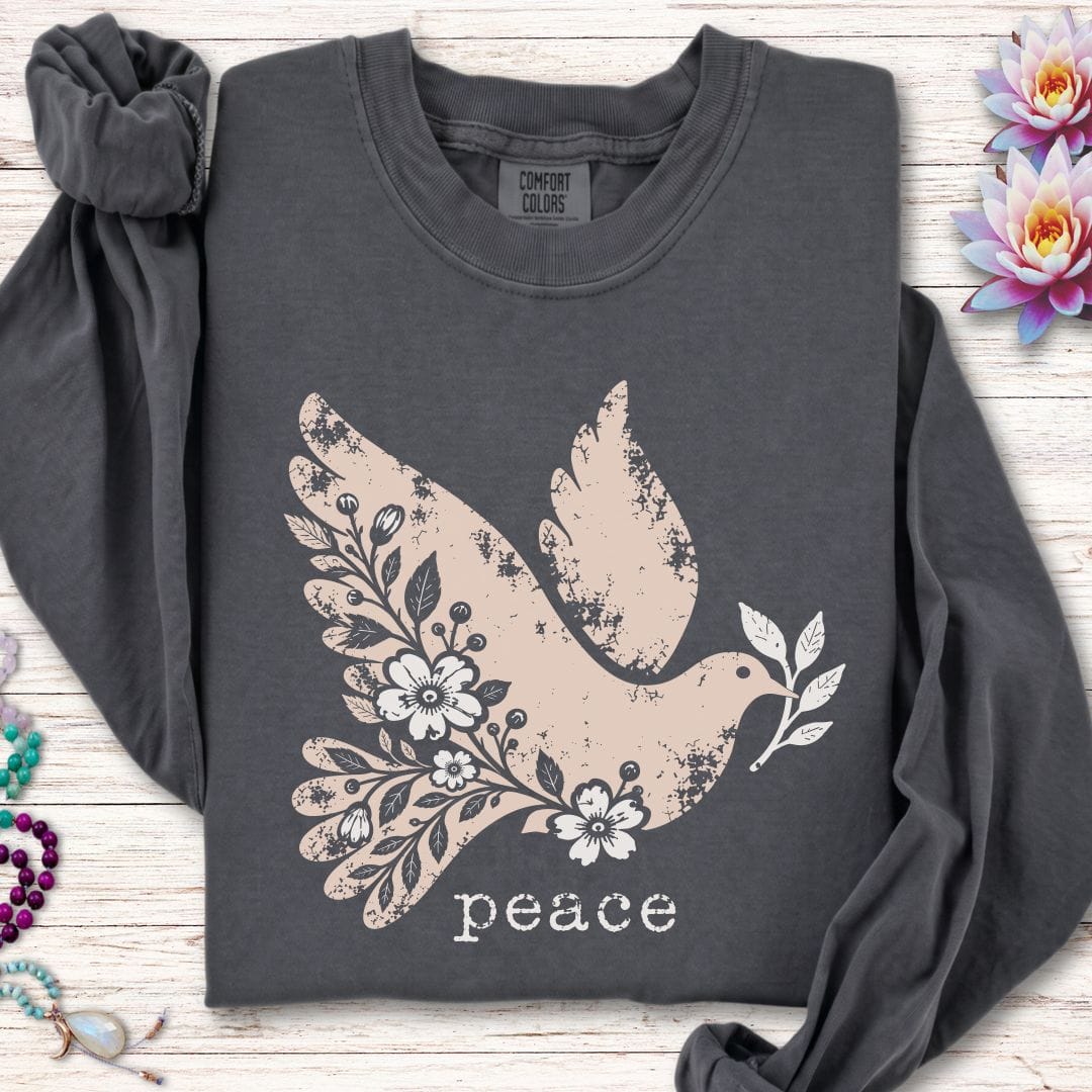 Vintage Peace Dove Long Sleeve Tee