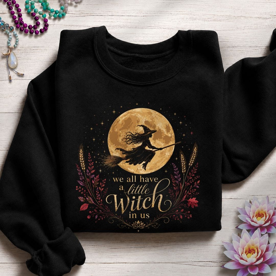 A Little Witch Sweatshirt Black