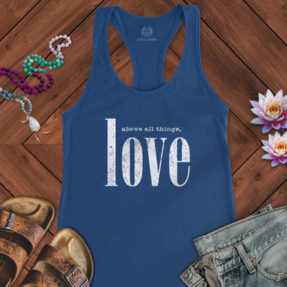 Above All Things Tank Solid Royal