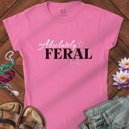 Absolutely Feral Fitted Tee Azalea