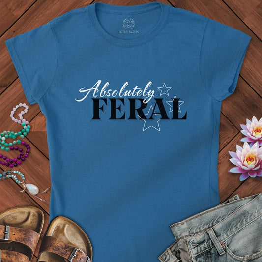 Absolutely Feral Fitted Tee Royal
