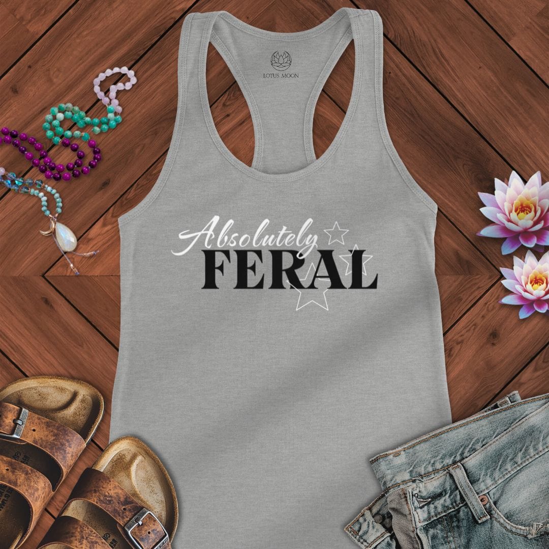 Absolutely Feral Tank Heather Grey