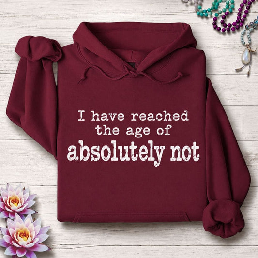 Absolutely Not Hoodie Maroon