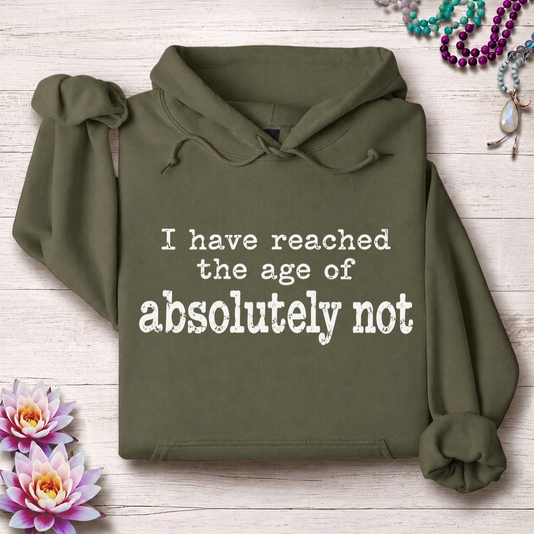 Absolutely Not Hoodie Military Green