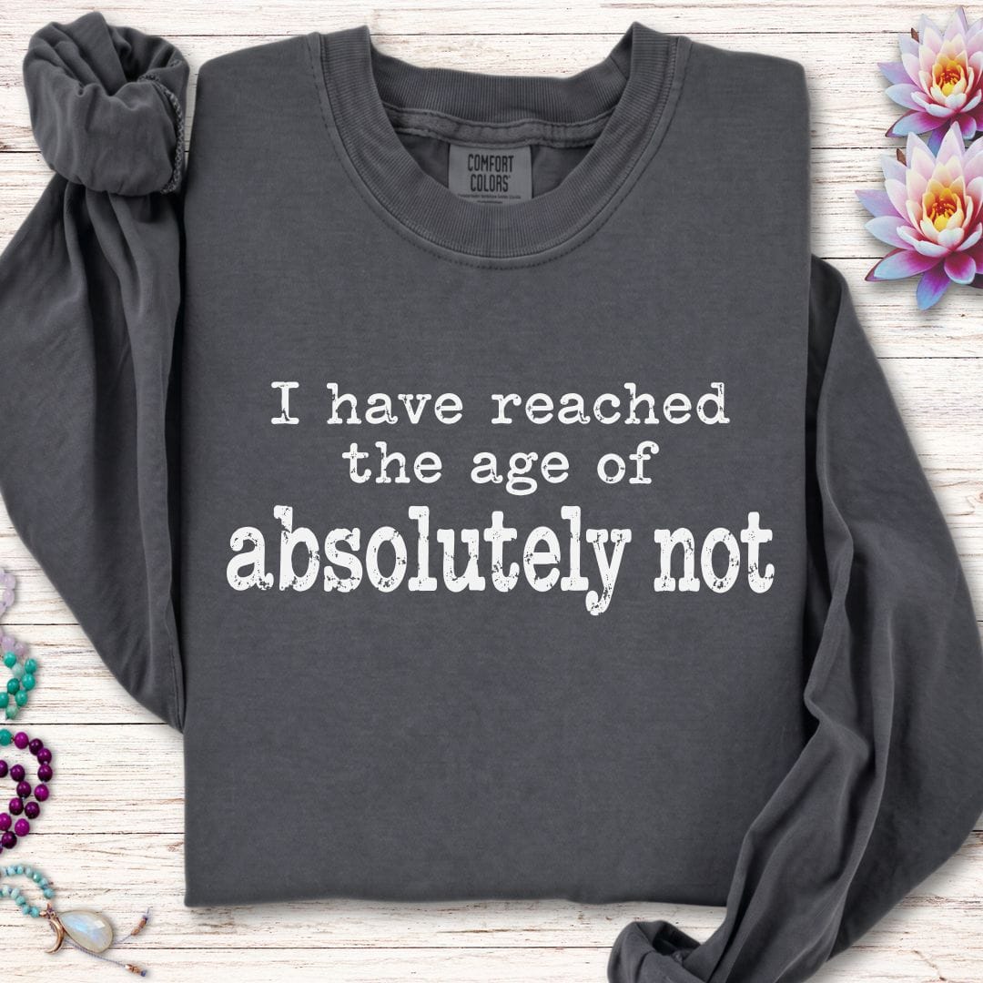 Absolutely Not Long Sleeve Tee Pepper