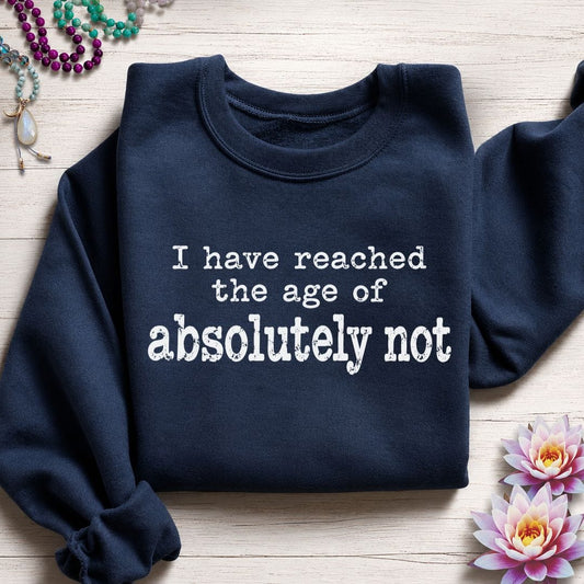 Absolutely Not Sweatshirt Navy