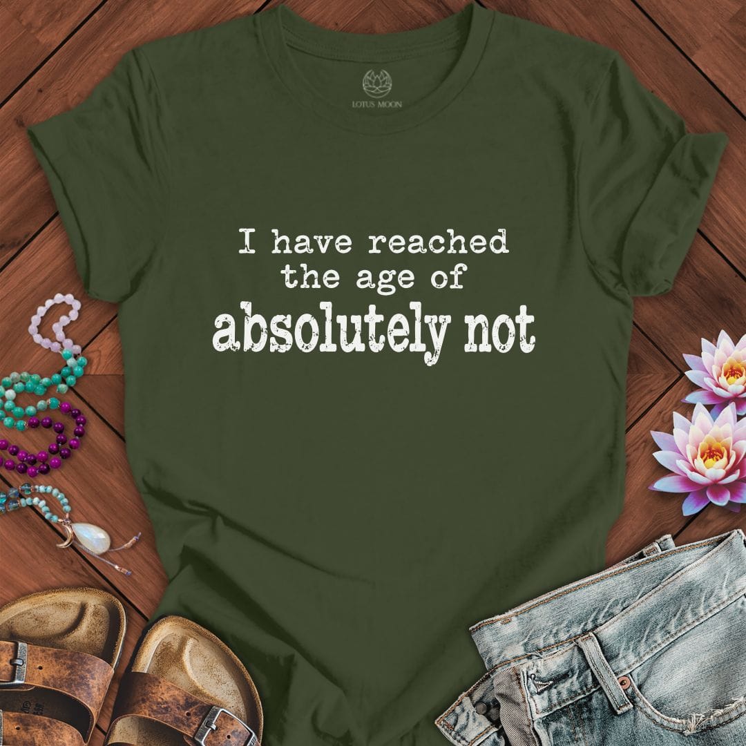 Absolutely Not Tee Military Green