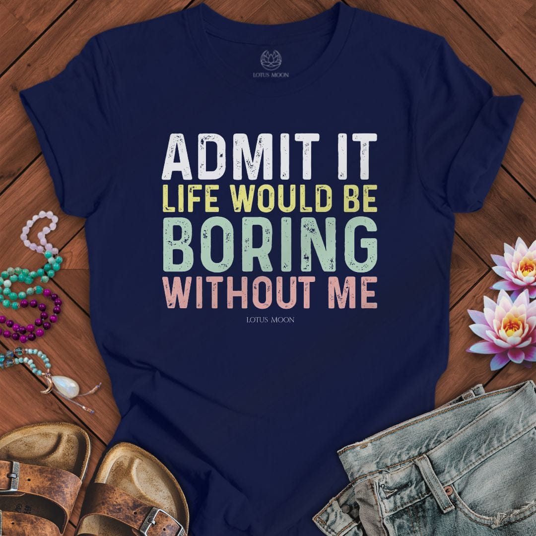 Admit It Tee Navy