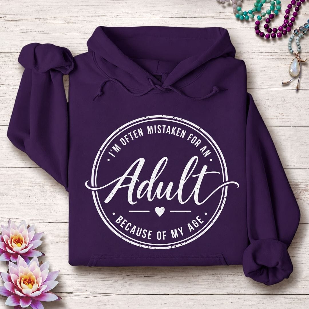 Adult Hoodie Purple